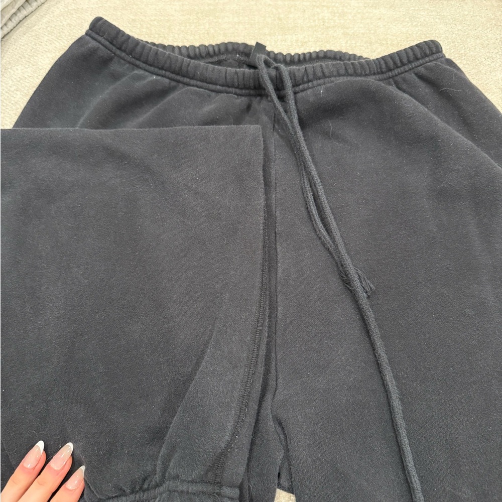 SKIMS Black Track Pants